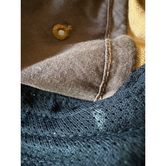 Carhartt Mens Odessa Brown Adjustable Canvas Baseball Cap Velcro - Picture 12 of 16